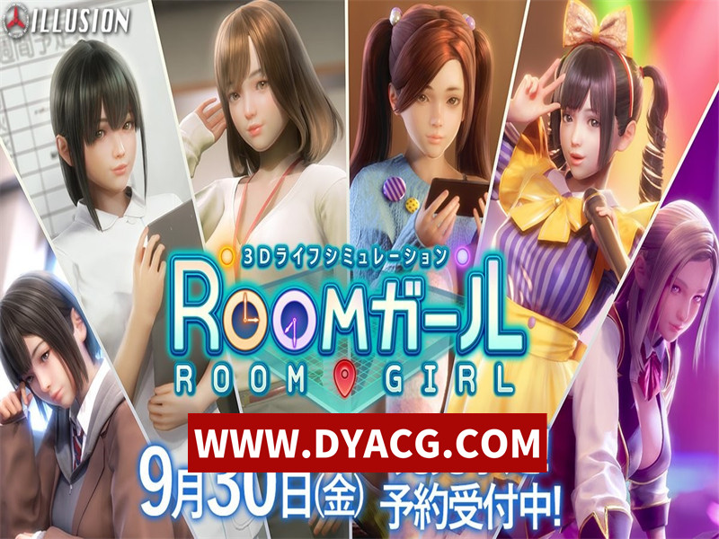 【3D/SLG/汉化】职场少女-Room Girl Ver2.3 汉化免安装+人物卡【PC电脑/22G/更新】